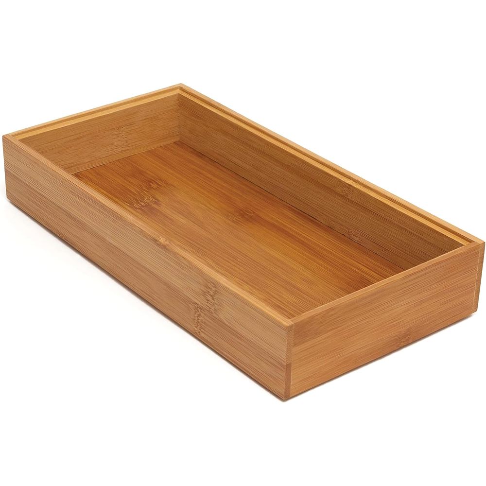 6 x 12 Bamboo Stacking Drawer  - огляд і ціна Drawer Organizer Bamboo