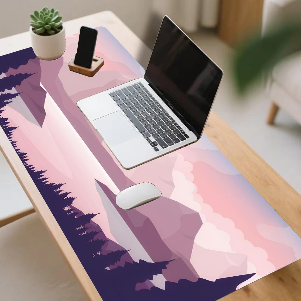 Sunset Lake Desk Mats Gaming M - огляд і ціна Desk Setup Rug