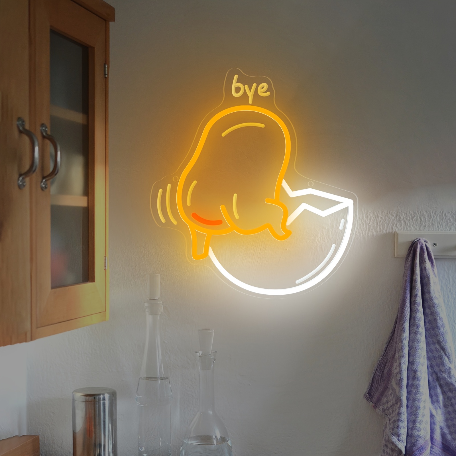 Sanrio Egg Yolk LED Neon Light - огляд і ціна Desk Setup Bedroom