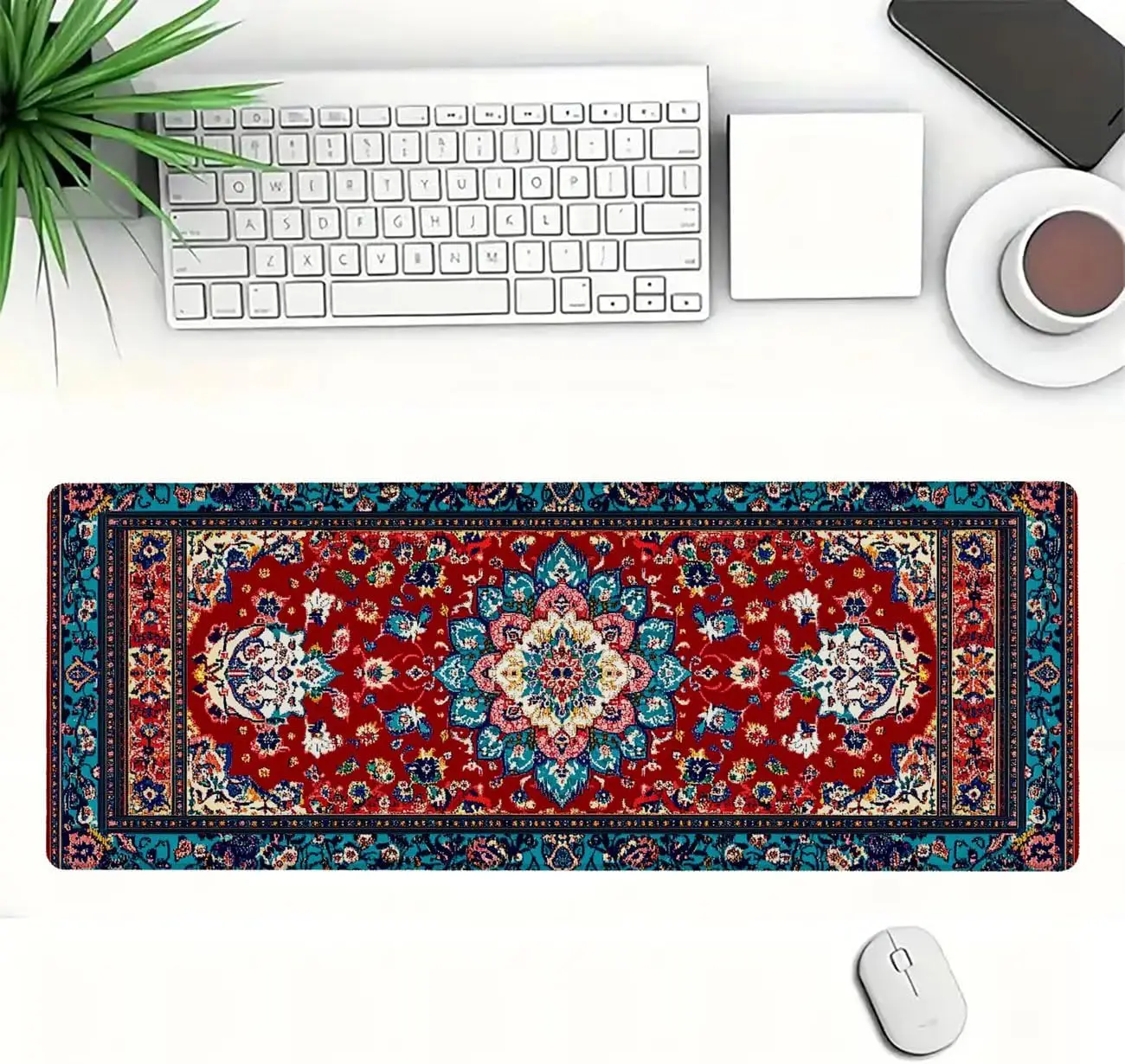 Stylish Ornate Persian Floral  - огляд і ціна Desk Setup Rug