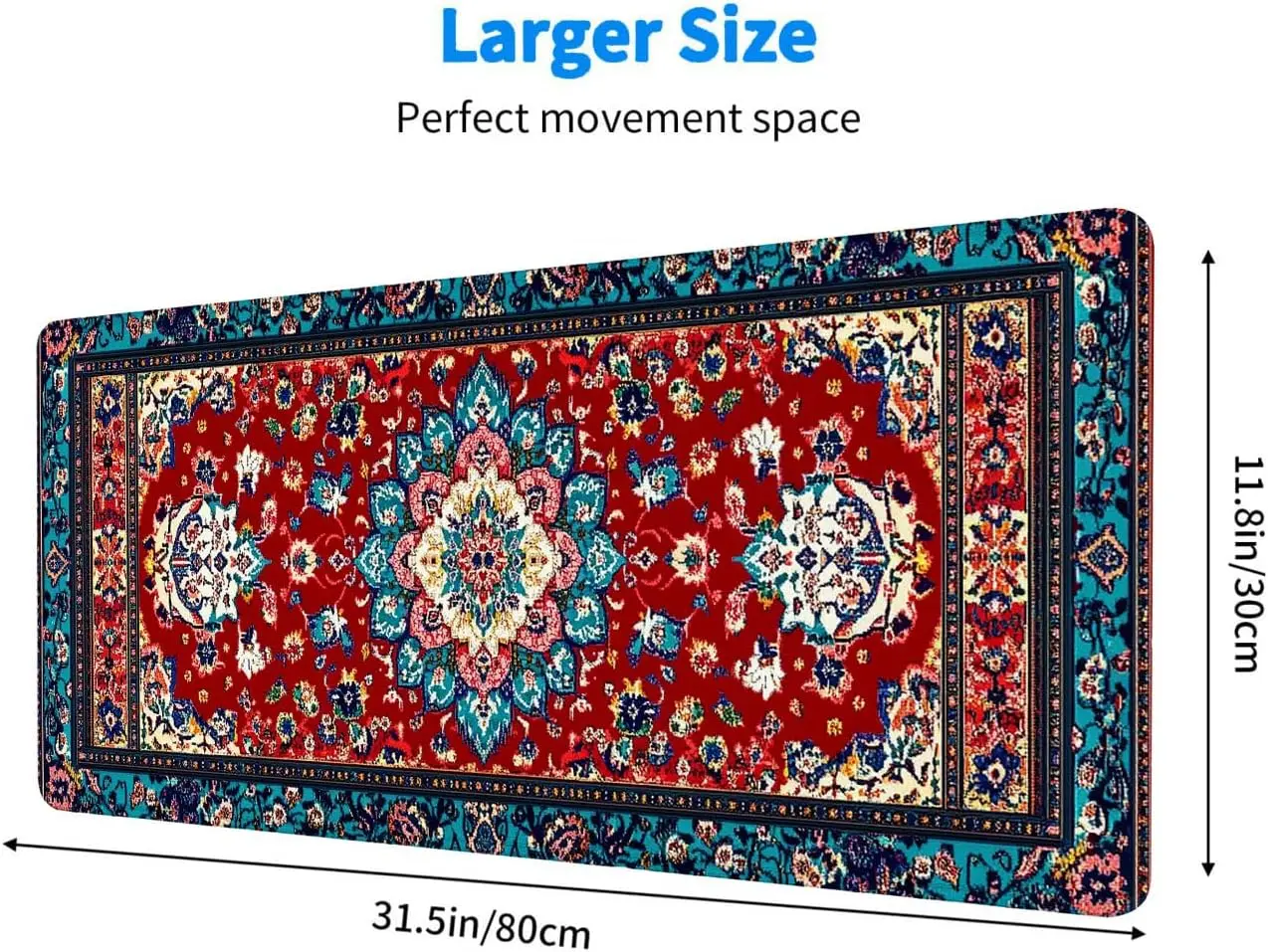 Stylish Ornate Persian Floral  - огляд і ціна Desk Setup Rug