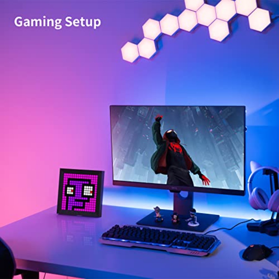 LED Light Pixel Display Panel  - огляд і ціна Desk Setup Gaming