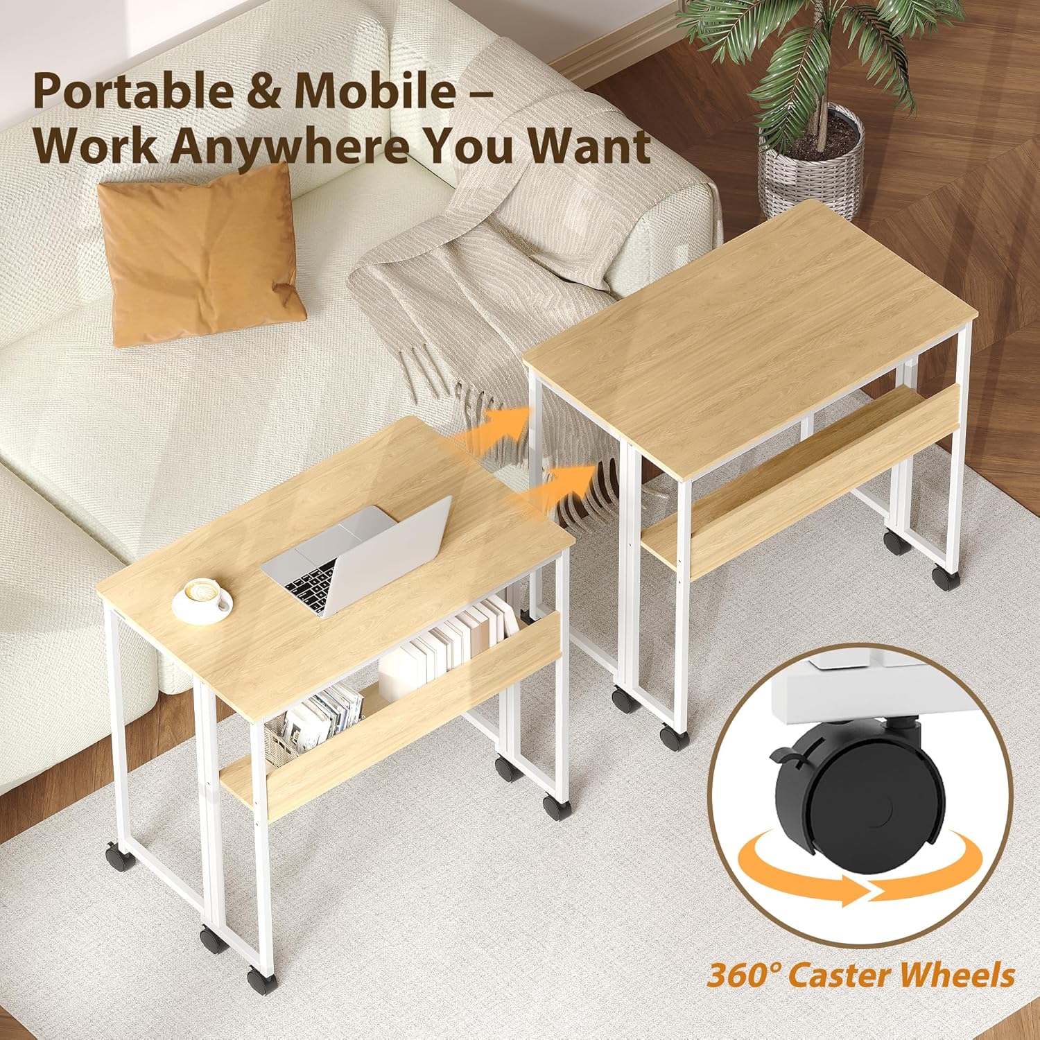 Folding Desk with Storage Shel - огляд і ціна Desk Setup Ideas