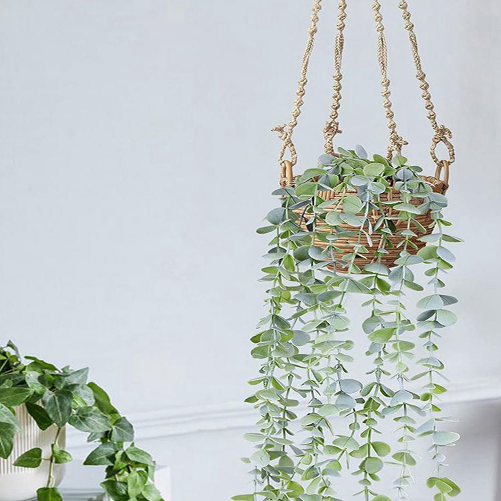 Artificial Ivy Hanging Eucalyp - огляд і ціна Desk Setup Plants