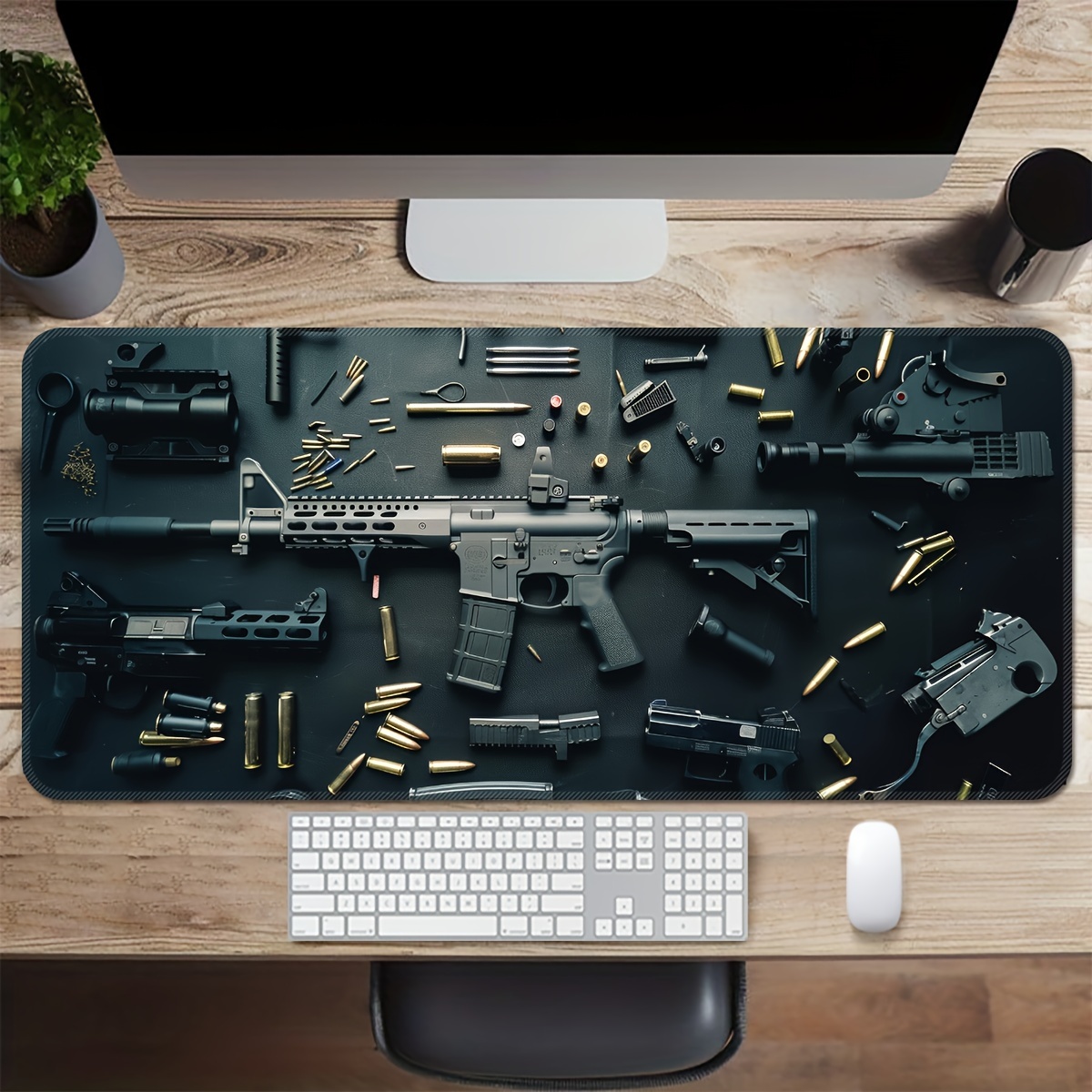 Gun Desk Mat Large Gaming Mous - огляд і ціна Desk Setup Rug