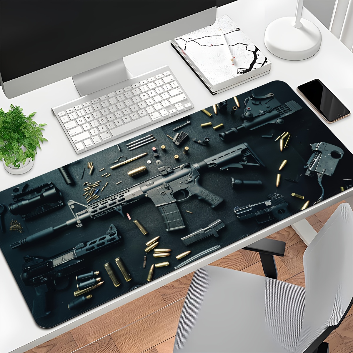 Gun Desk Mat Large Gaming Mous - огляд і ціна Desk Setup Rug