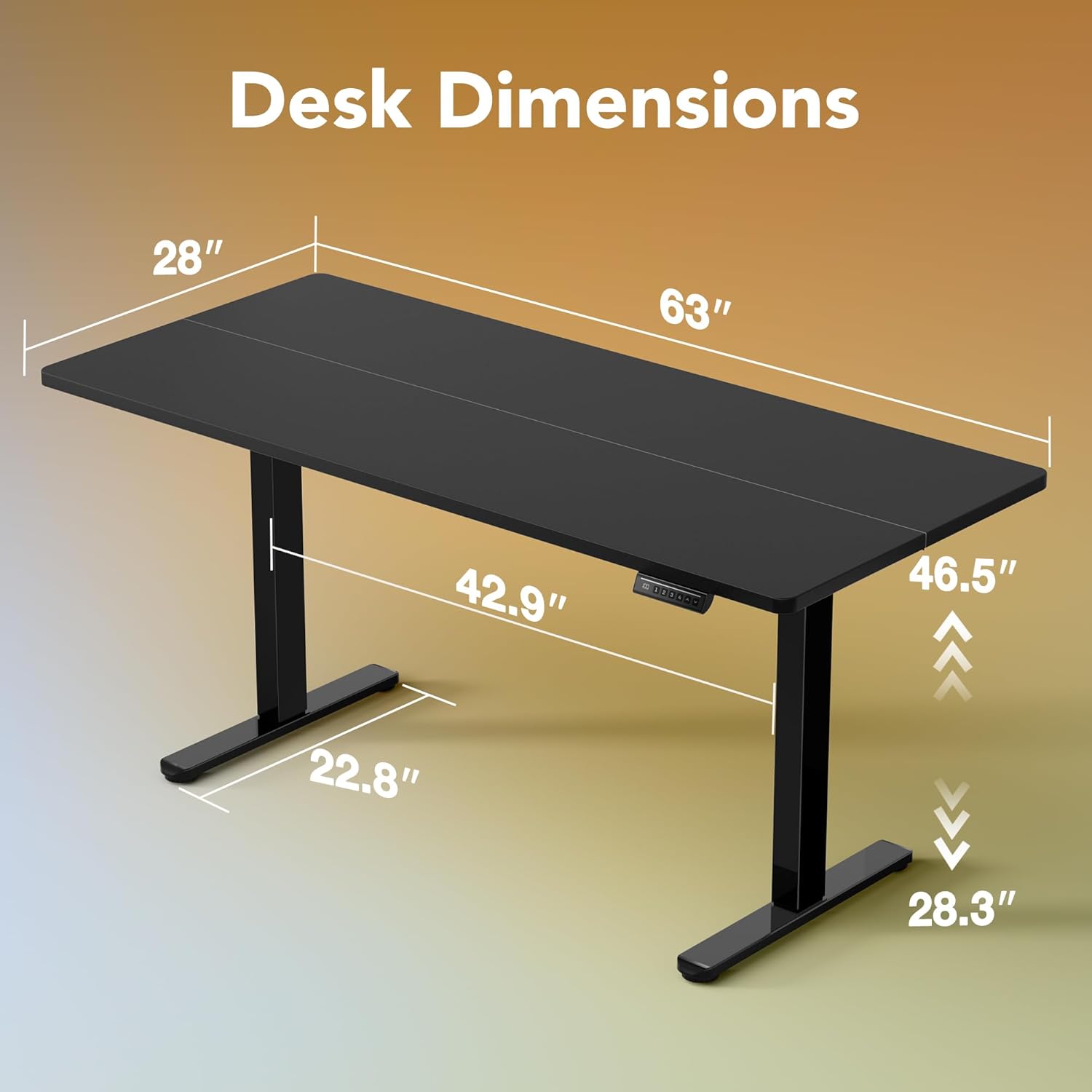 Adjustable Height Electric Sta - огляд і ціна Desk Setup Height