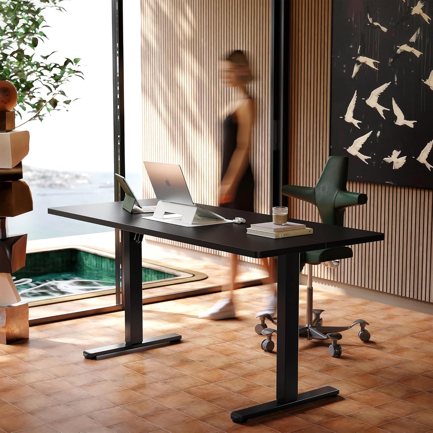 Adjustable Height Electric Sta - огляд і ціна Desk Setup Height
