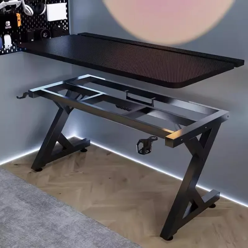 Q Minimalist Black Computer De - огляд і ціна Desk Setup Black