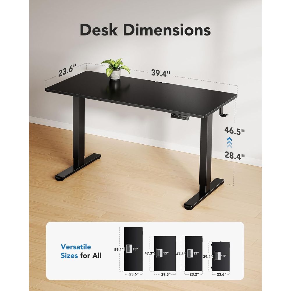 Electric Standing Desk, Whole  - огляд і ціна Desk Setup Height