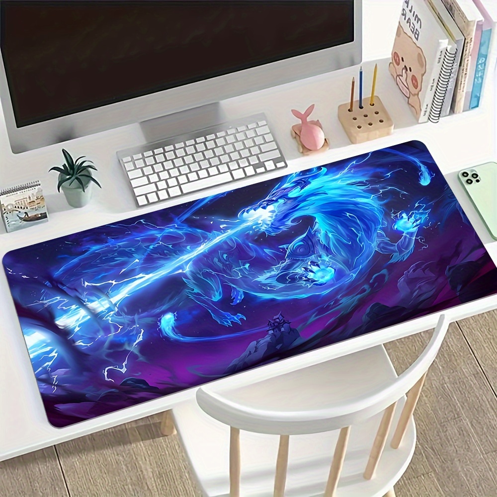Blue Dragon Mouse Pad Speed Mo - огляд і ціна Desk Setup Rug