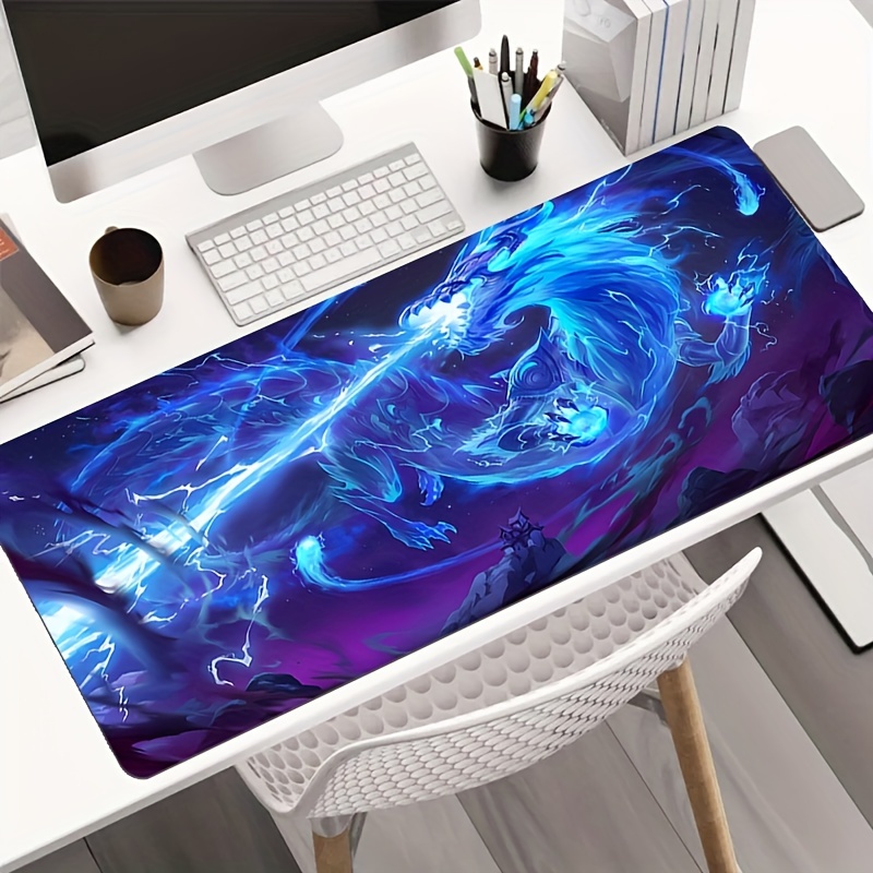 Blue Dragon Mouse Pad Speed Mo - огляд і ціна Desk Setup Rug