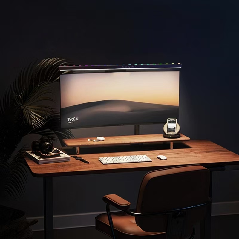 LED Monitor Light Hanging Desk - огляд і ціна Desk Setup Ideas