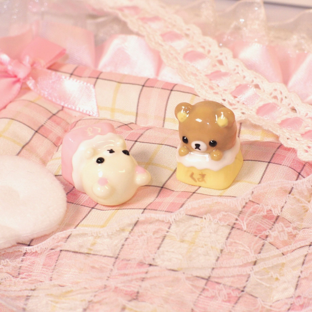 Kawaii Rilakkuma Keycaps Relax - огляд і ціна Desk Setup Editing