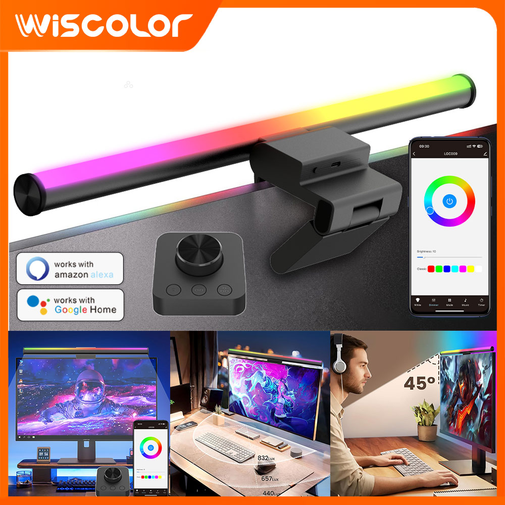 Screen Hanging Lamp Monitor Li - огляд і ціна Desk Setup Black