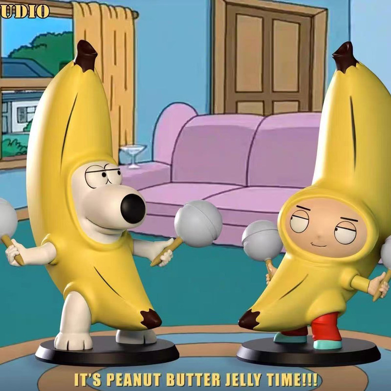 Family Guy Banana 13cm Action  - огляд і ціна Desk Setup Editing