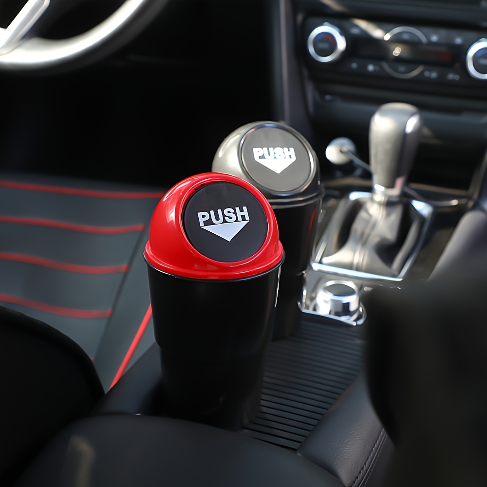 1pc Portable Car Mini Trash Ca - огляд і ціна Desk Setup Black