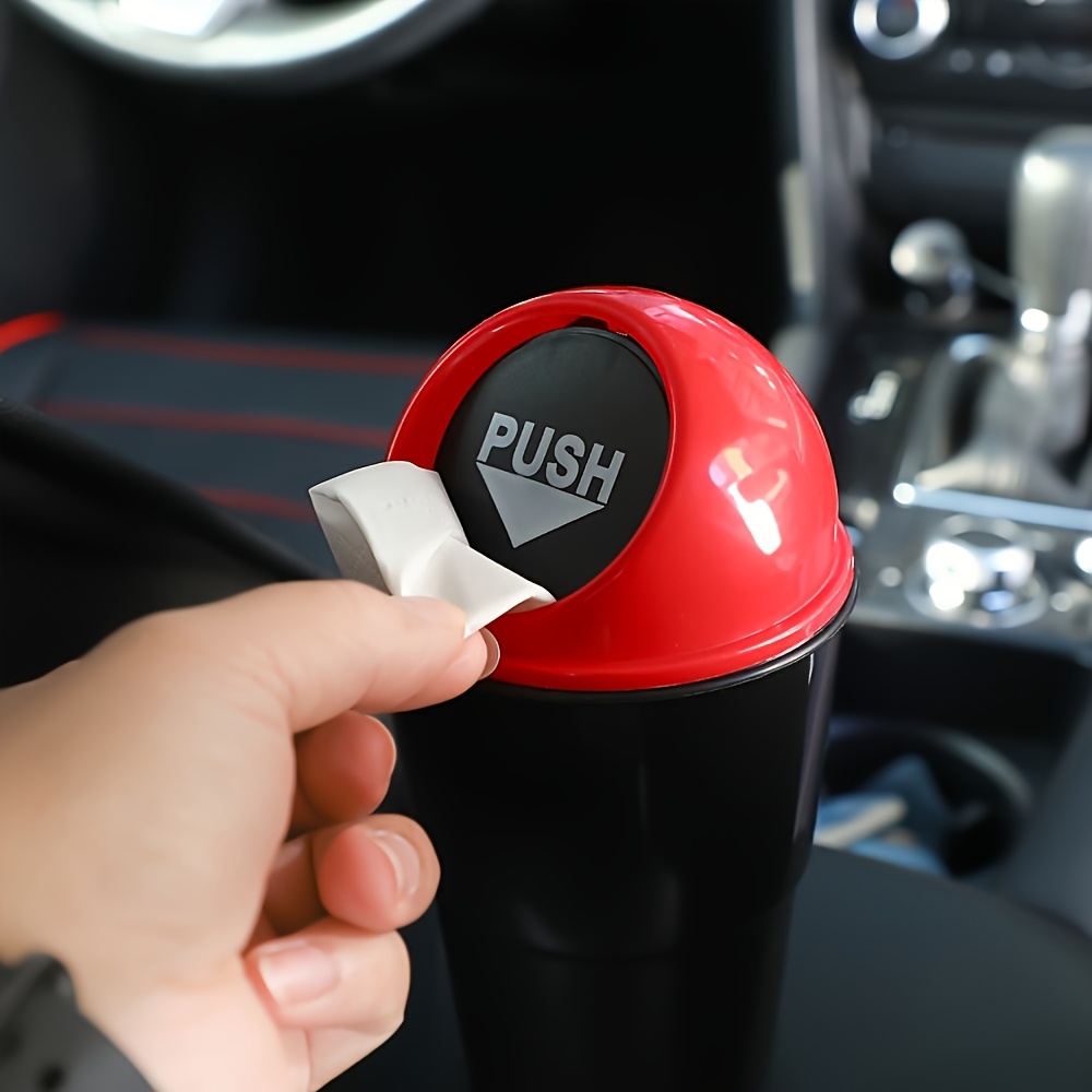 1pc Portable Car Mini Trash Ca - огляд і ціна Desk Setup Black