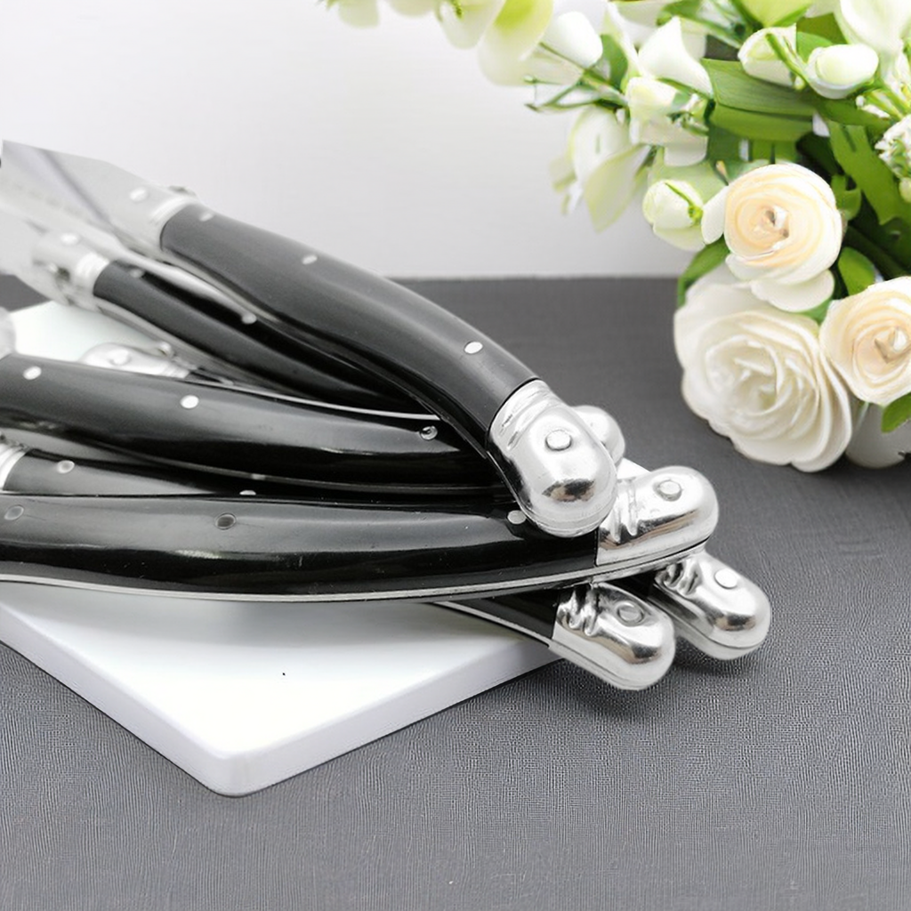 9'' Laguiole Steak Knives Set  - огляд і ціна Desk Setup Black