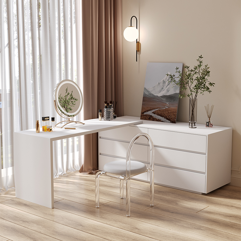 xx-Dresser,Multi-purpose Flat  - огляд і ціна Desk Setup Bedroom
