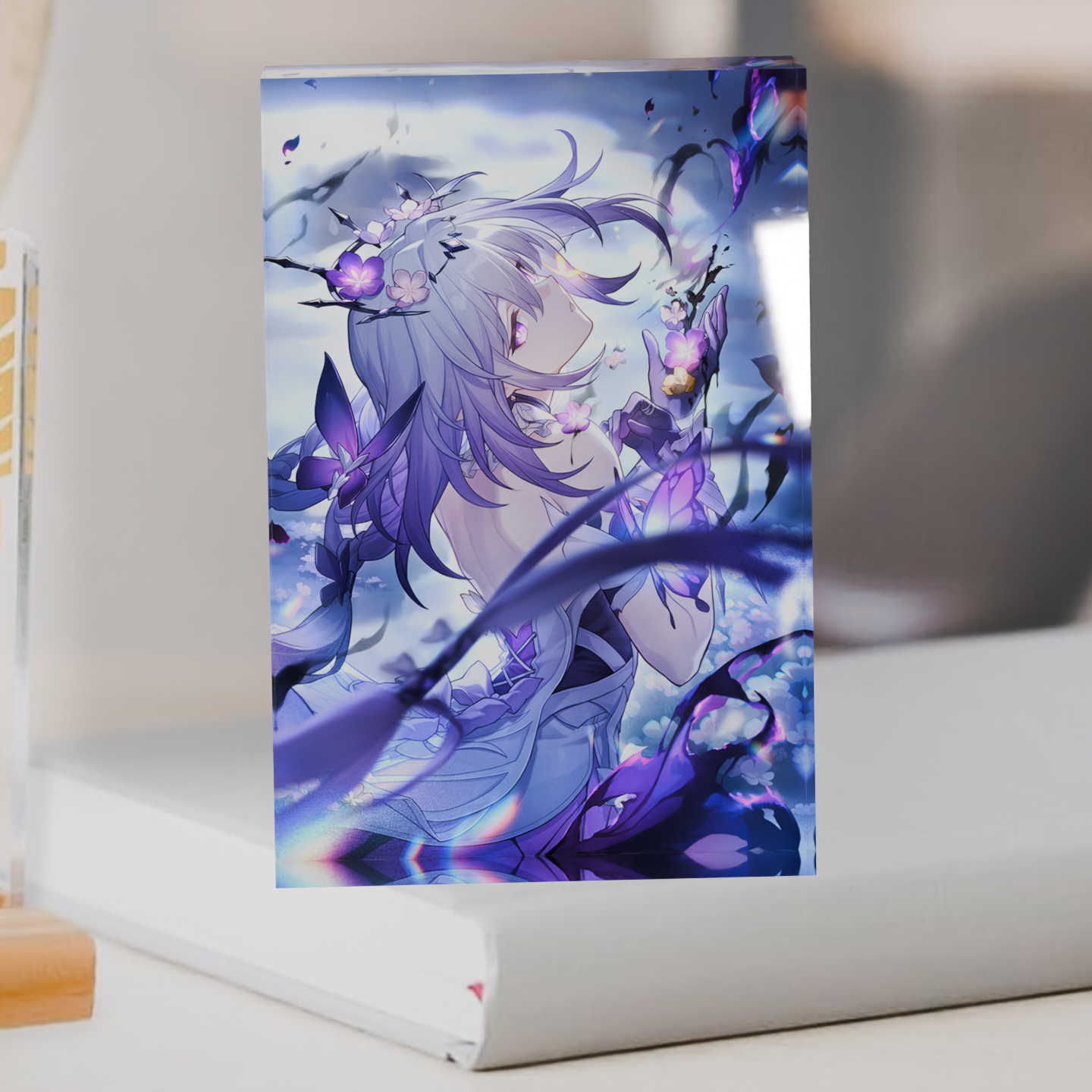 Custom Acrylic Photo Block Hon - огляд і ціна Desk Setup Photo