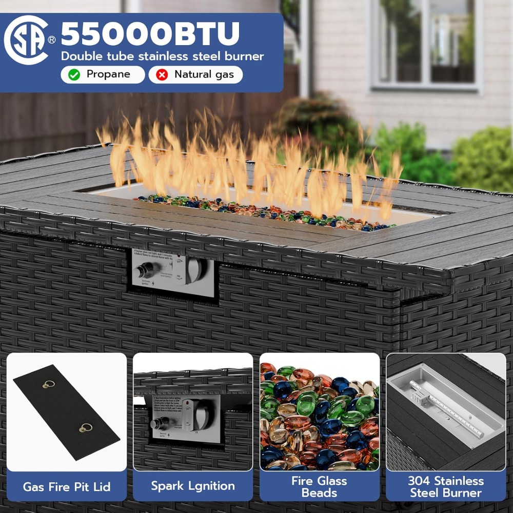 7 Piece Outdoor Sectional Sofa - огляд і ціна Desk Setup Black