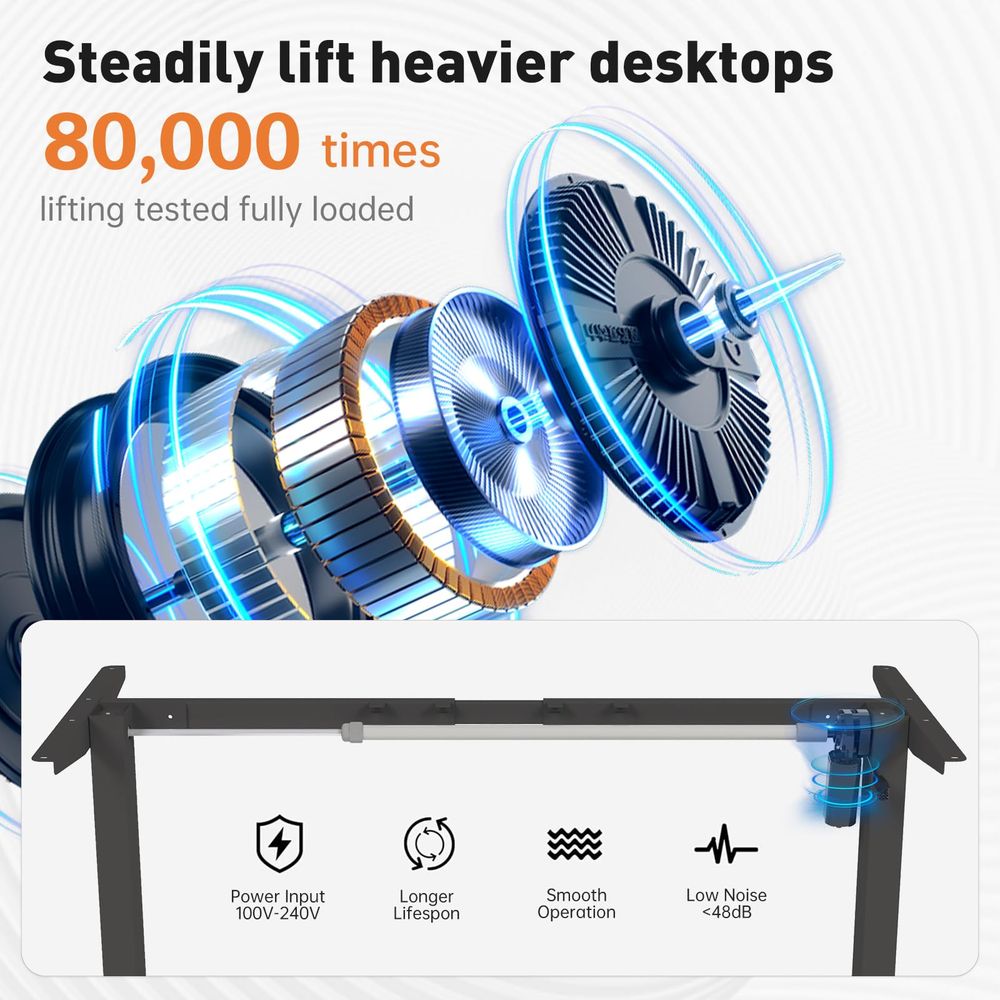 Desk Frame, Stand up Desk Fram - огляд і ціна Desk Setup Height