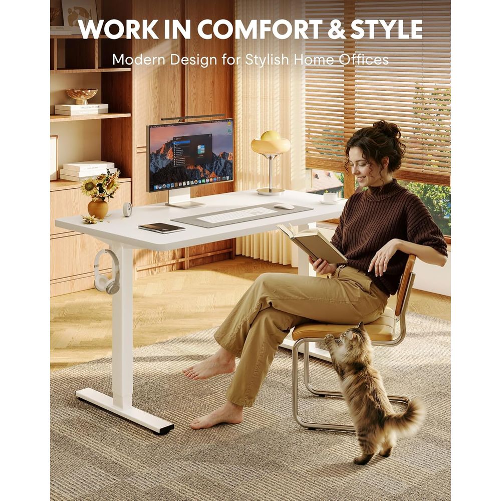 Electric Height Adjustable Des - огляд і ціна Desk Setup Height
