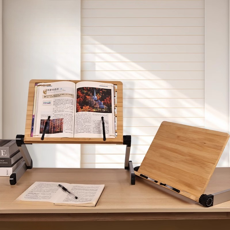Adjustable Bamboo Bed Desk Fol - огляд і ціна Desk Setup Books