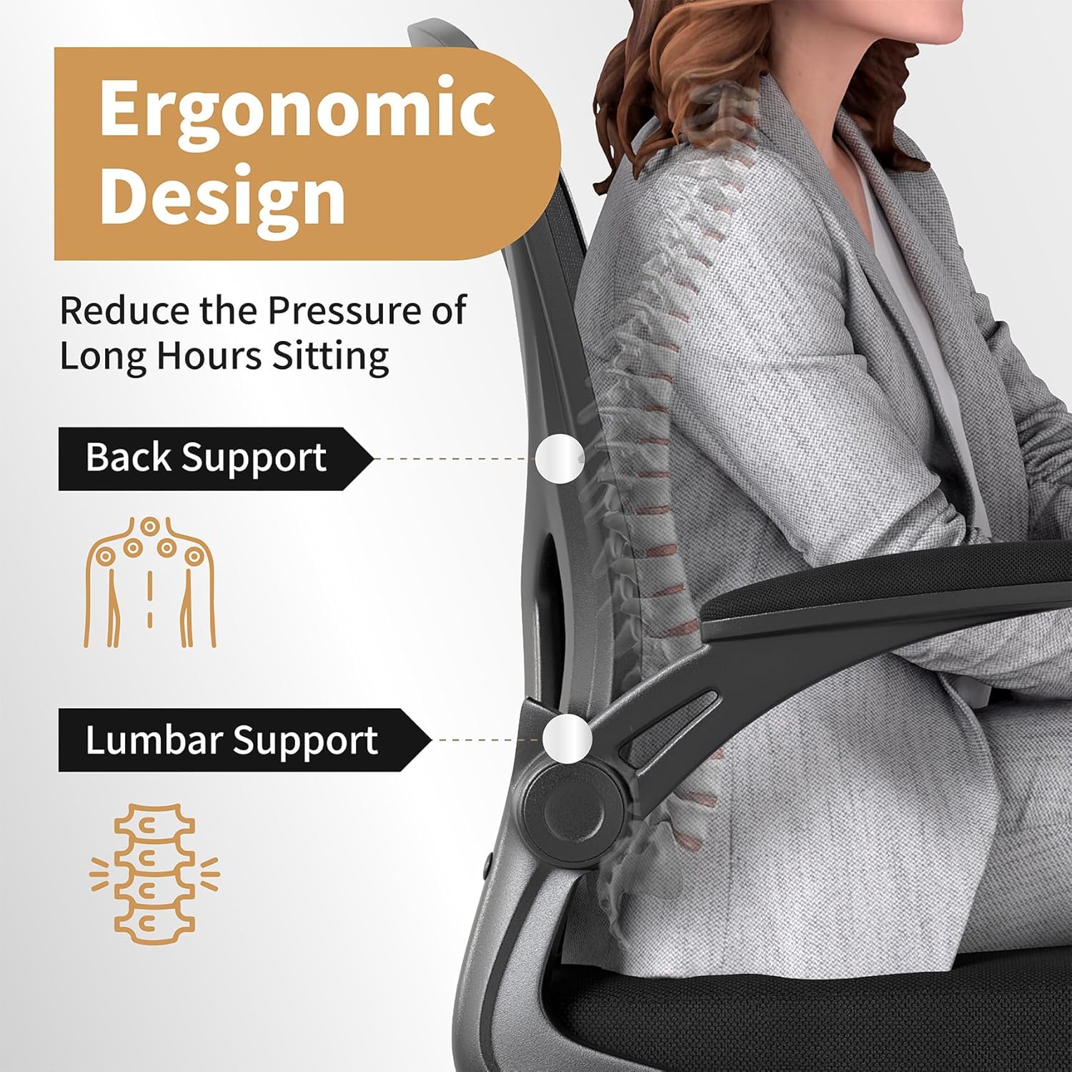 Ergonomic Office Chair Set 8,  - огляд і ціна Desk Setup Height