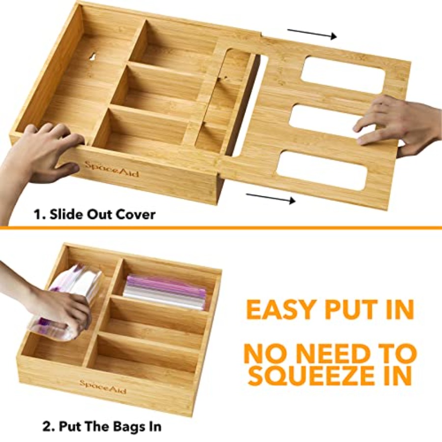 2026Bag Storage Organizer for  - огляд і ціна Drawer Organizer Bamboo