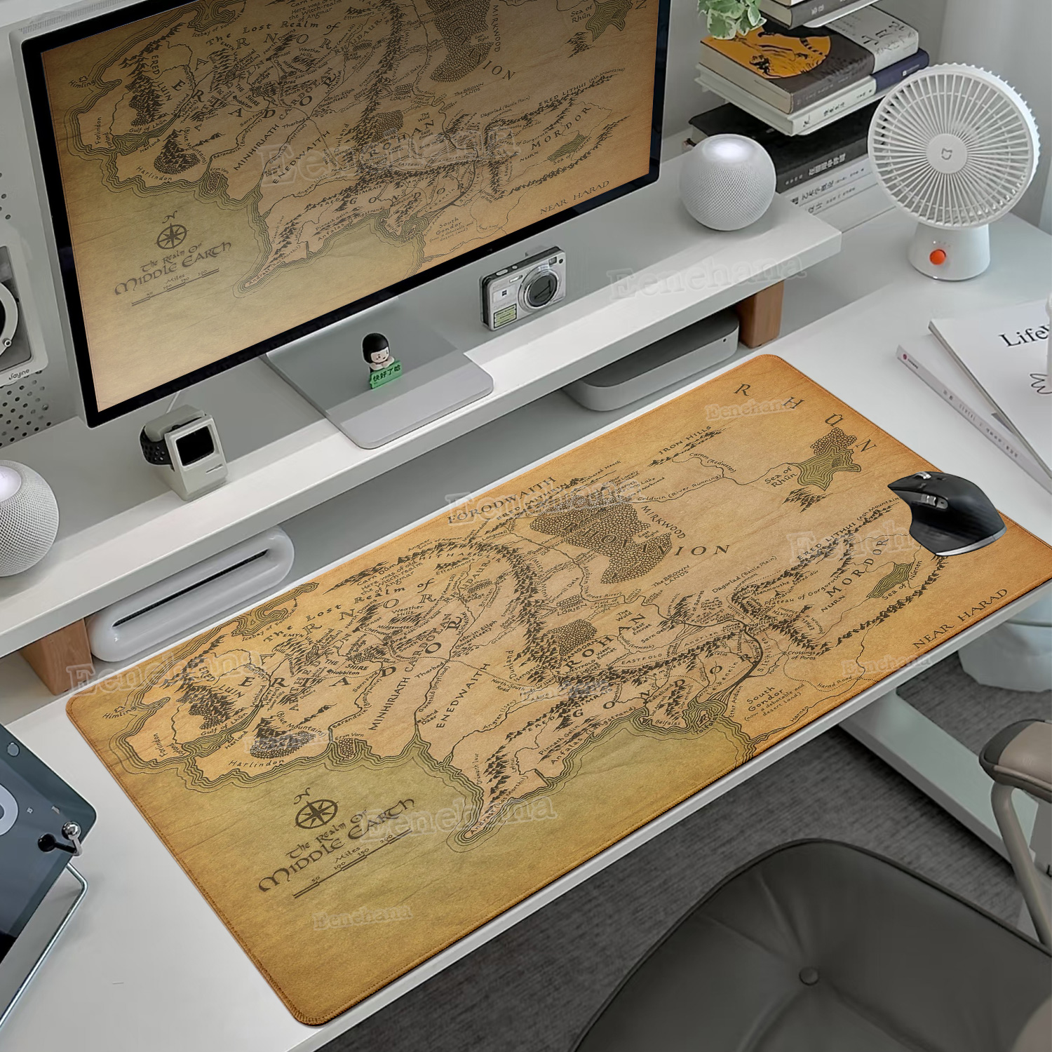 The L-Lord of The Ring Large G - огляд і ціна Desk Setup Rug