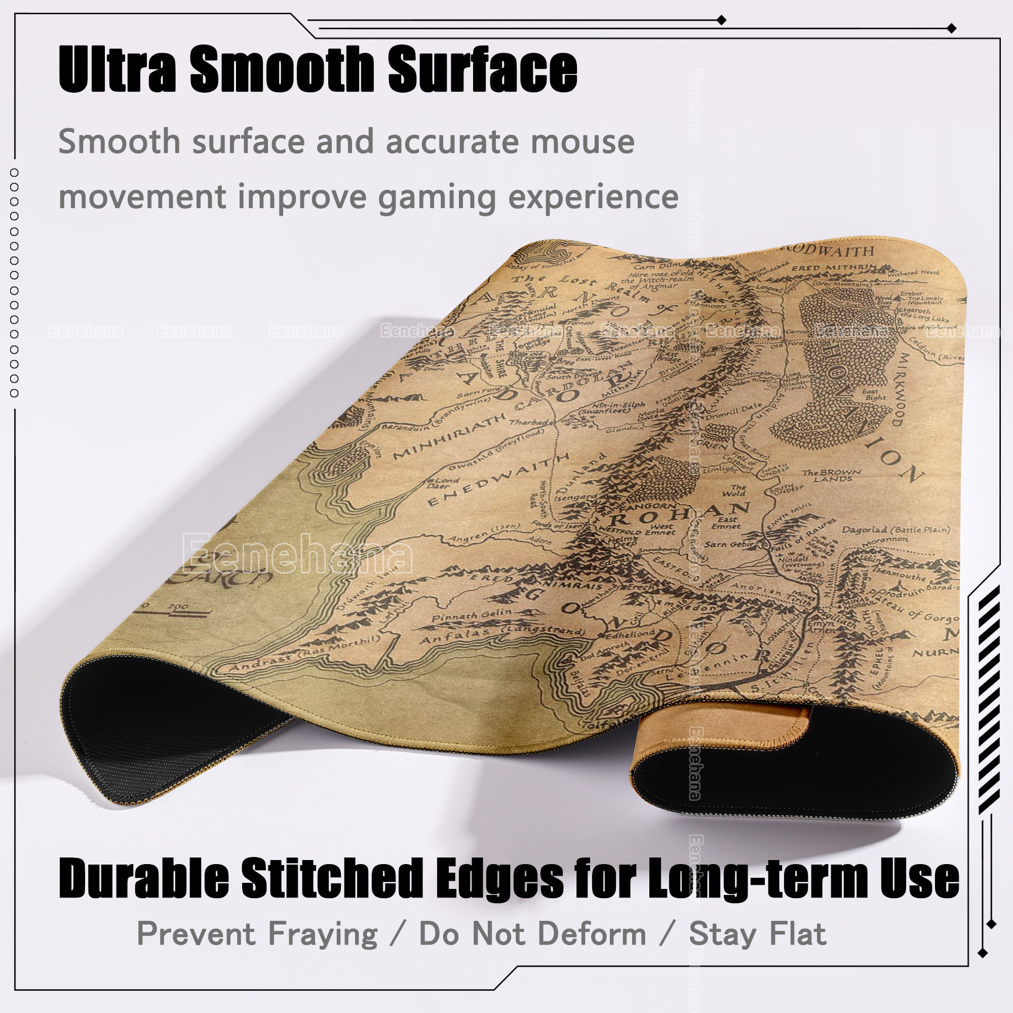 The L-Lord of The Ring Large G - огляд і ціна Desk Setup Rug