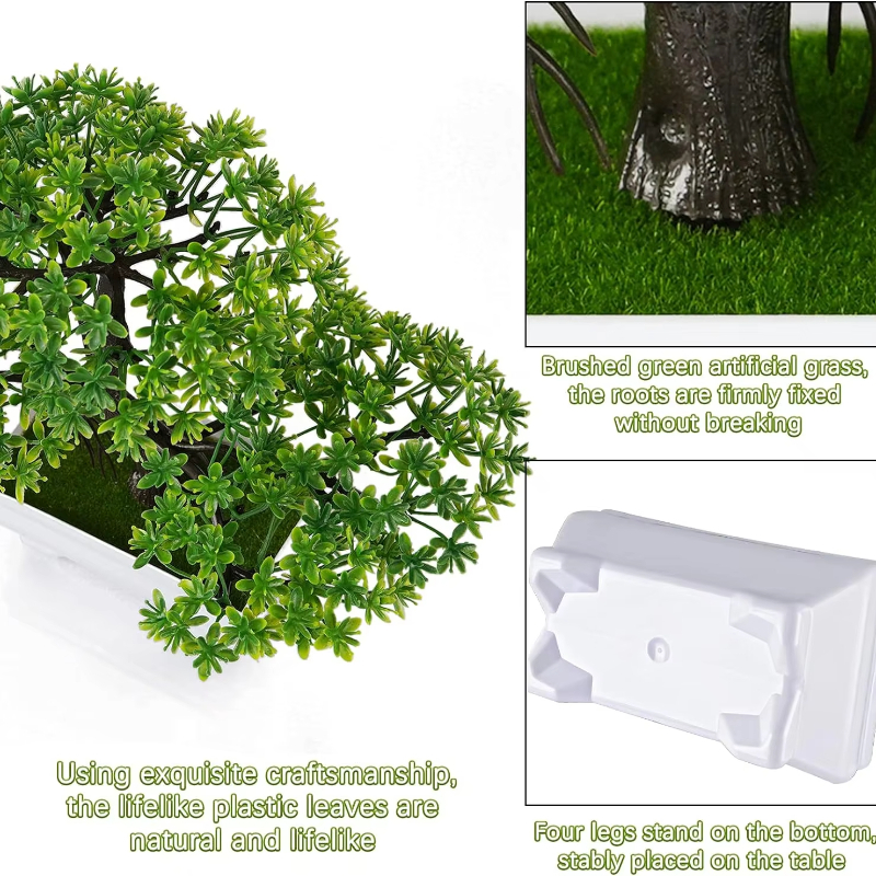 1Pcs Green Artificial Plants B - огляд і ціна Desk Setup Plants