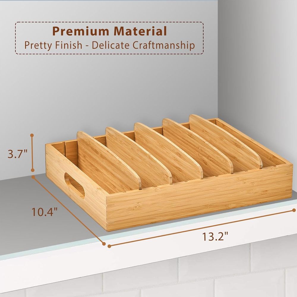 Kitchen Cabinet Organizer for  - огляд і ціна Drawer Organizer Bamboo