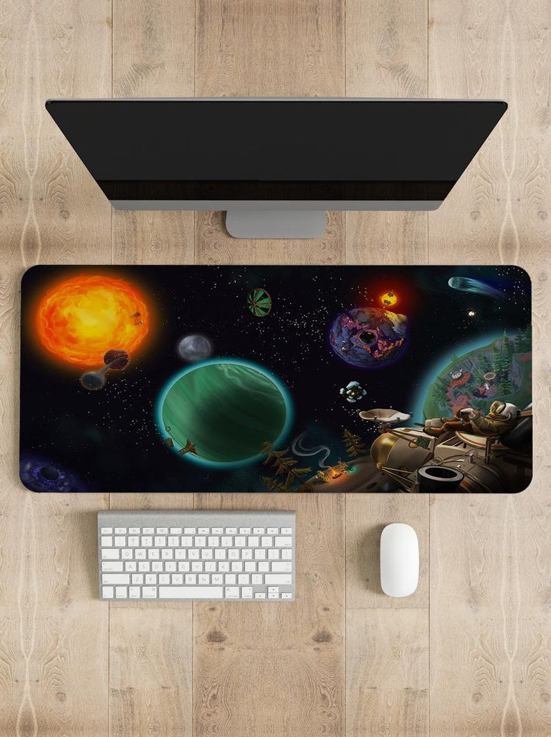 Outer Wilds Mouse Pad Gaming D - огляд і ціна Desk Setup Rug