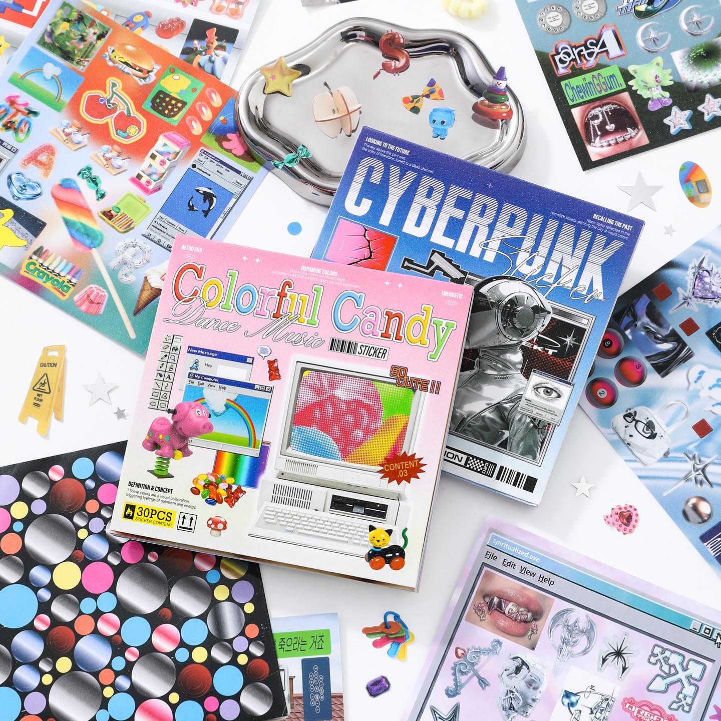 30sheets/book Sticker Book Ret - огляд і ціна Desk Setup Photo