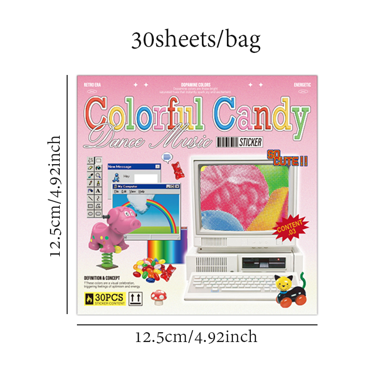 30sheets/book Sticker Book Ret - огляд і ціна Desk Setup Photo