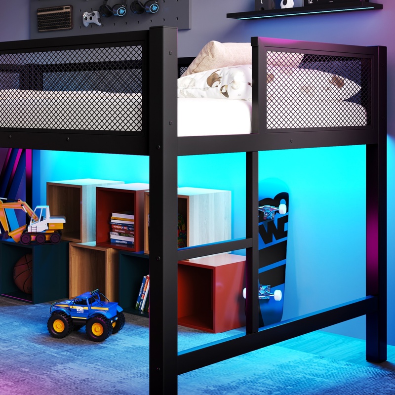 Gaming Loft Bed with Desk, X-F - огляд і ціна Desk Setup Bedroom