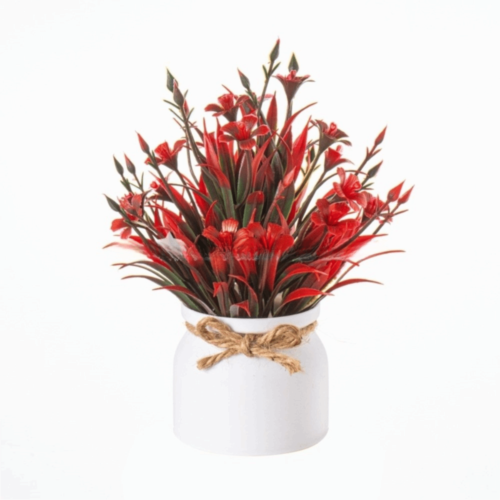 New Fake Potted Flowers Evergr - огляд і ціна Desk Setup Plants