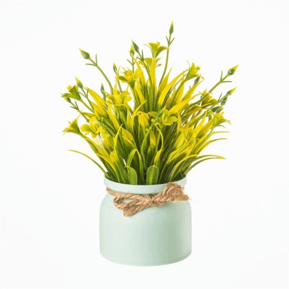 New Fake Potted Flowers Evergr - огляд і ціна Desk Setup Plants