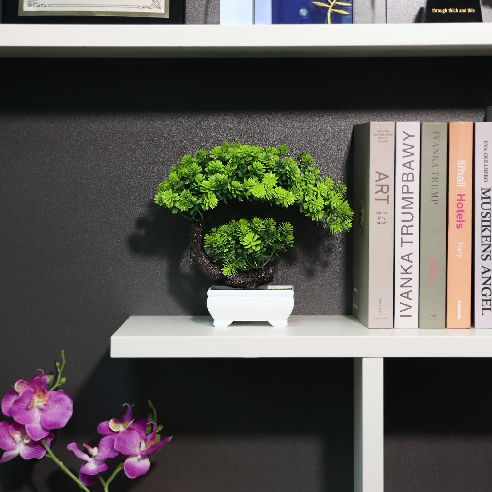 Uflower Small Artificial Plant - огляд і ціна Desk Setup Plants