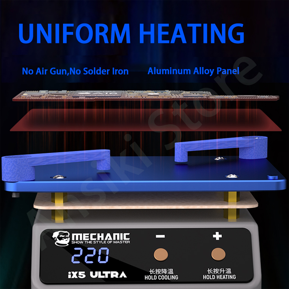 MECHANIC ix5 Ultra Heating Pla - огляд і ціна Desk Setup Plants