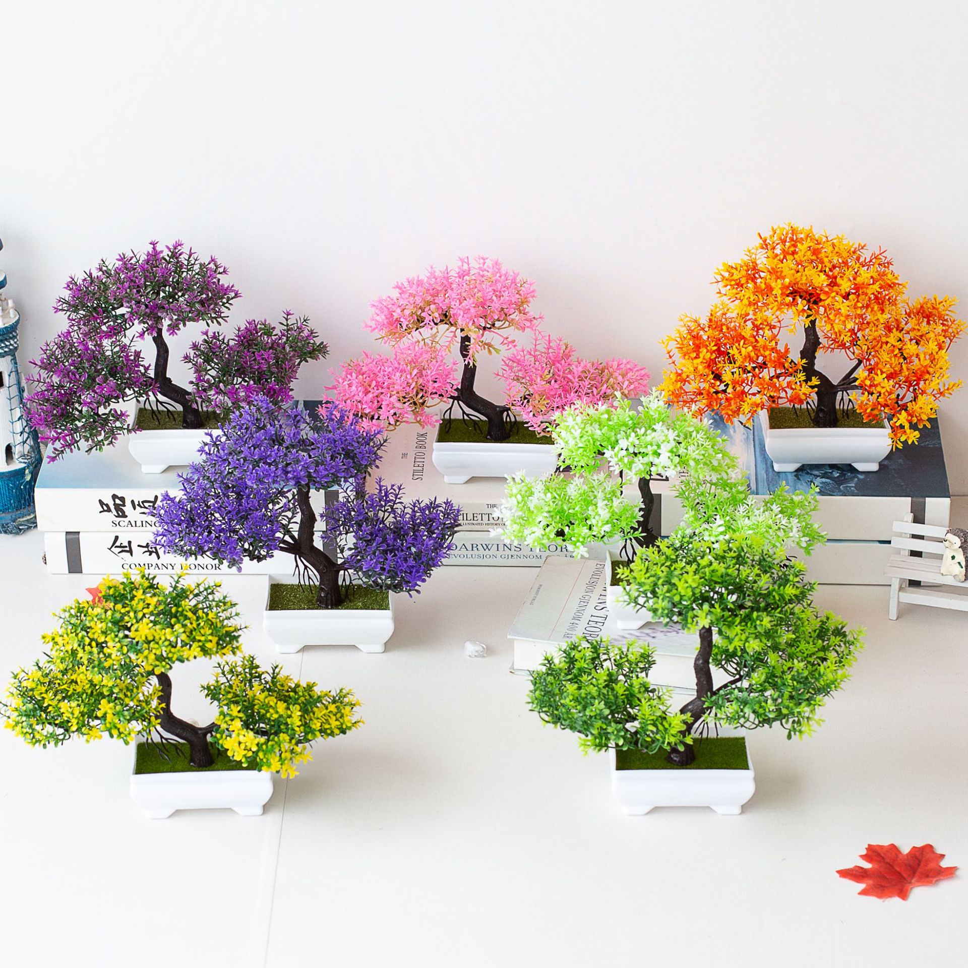 Artificial Plants Bonsai Fake  - огляд і ціна Desk Setup Plants