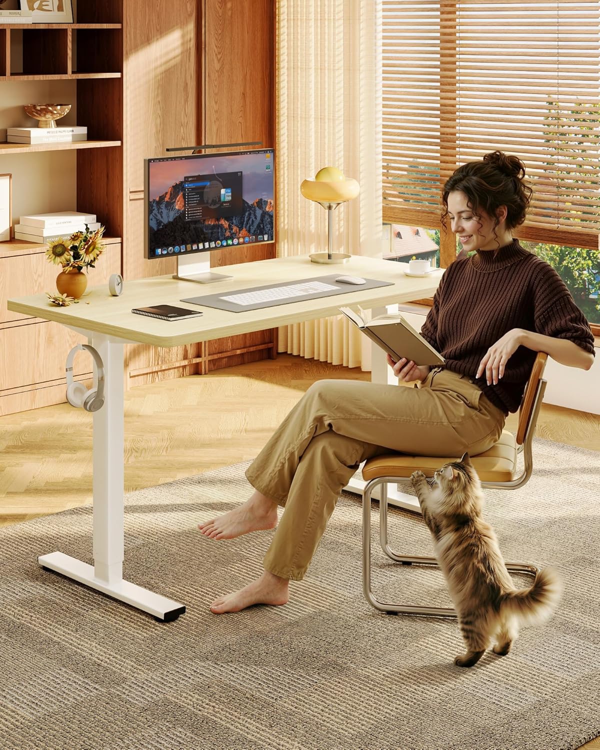 Electric Height Adjustable Sta - огляд і ціна Desk Setup Height