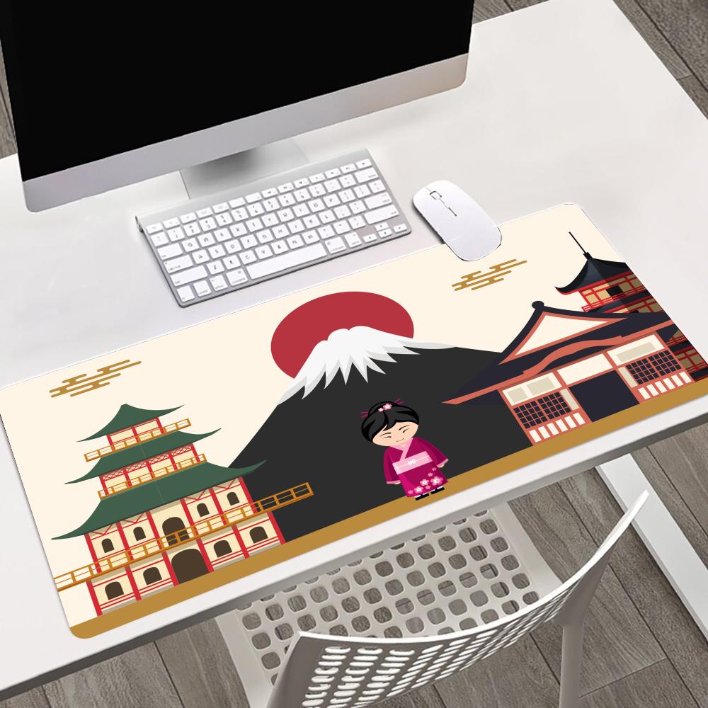 Japanese-style Mouse Pads Pc A - огляд і ціна Desk Setup Rug