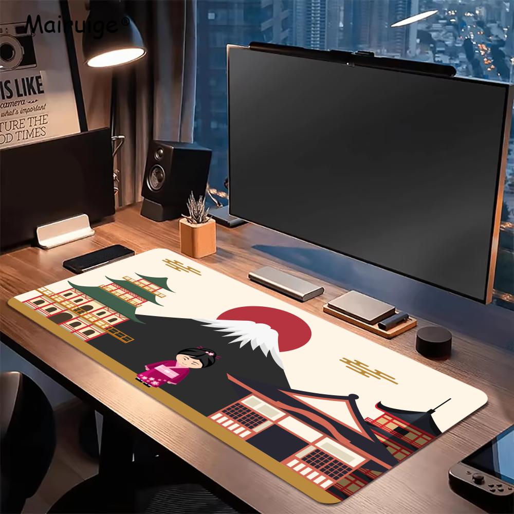 Japanese-style Mouse Pads Pc A - огляд і ціна Desk Setup Rug